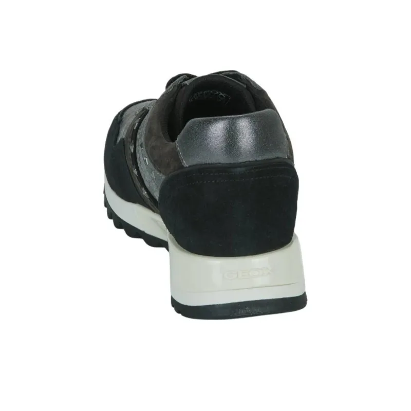 GEOX Low Top Casual Shoes Women's Black-4