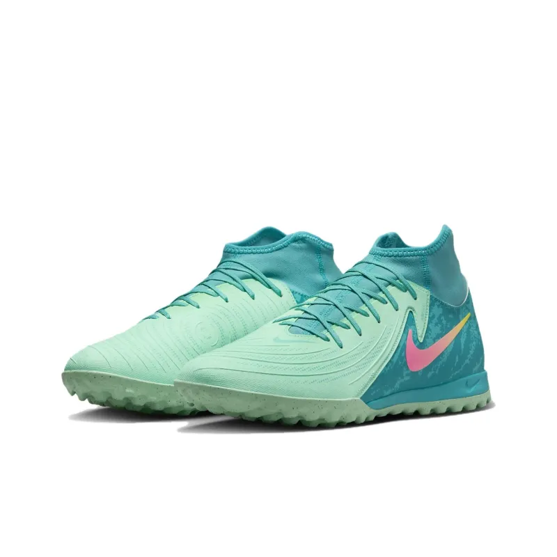 Nike Phantom Luna 2 IC/IN Cushioning, Slip Resistant, And Abrasion Resistant Soccer Shoes Unisex Blue-2