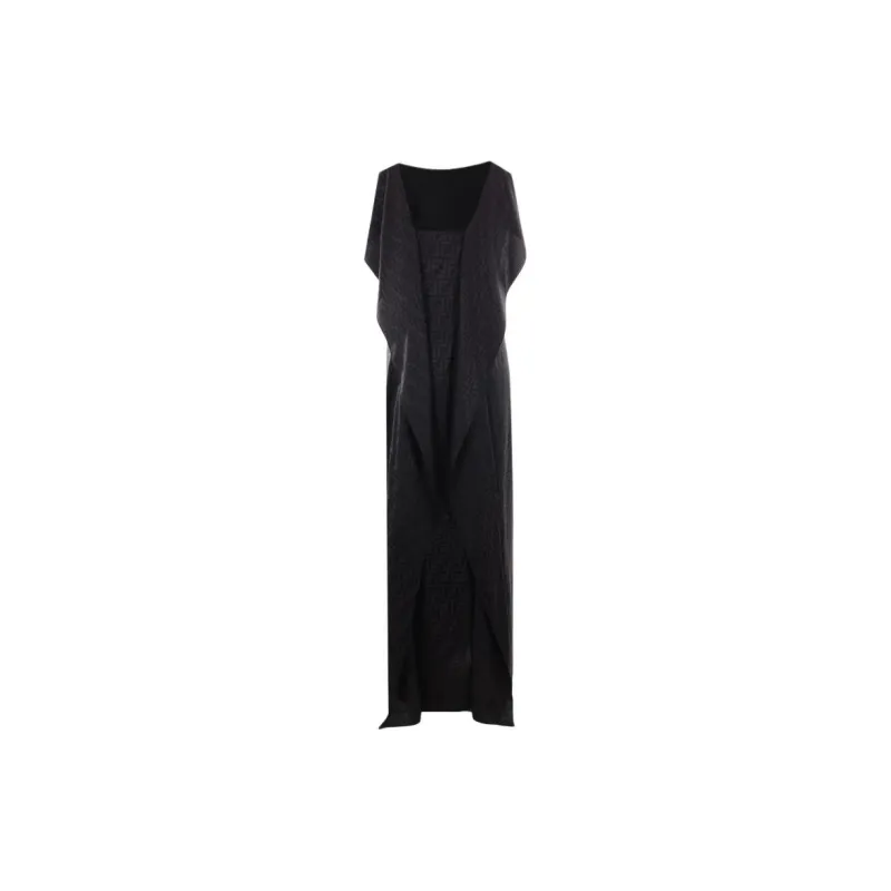 FENDI Monogrammed Short-Sleeve Dress-1