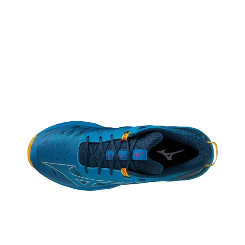 Mizuno Wave Daichi 7 Cushioning Abrasion Resistant Lightweight Low Top Running Shoes Men's Blue-2