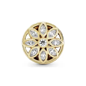 Pandora 14K Gold, Cubic Zircon, Cubic Zirconia Pendants Women's Gold