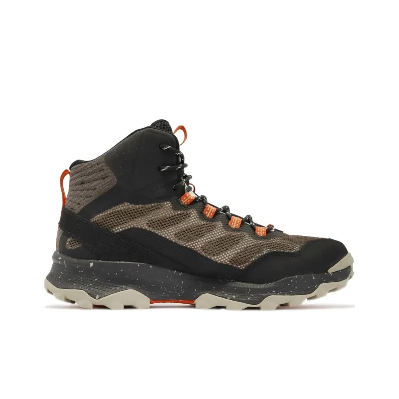 MERRELL Speed Strike Mid GTX Durable Breathable Coverage Mid-Top Outdoor Shoes Men's Black Brown-1