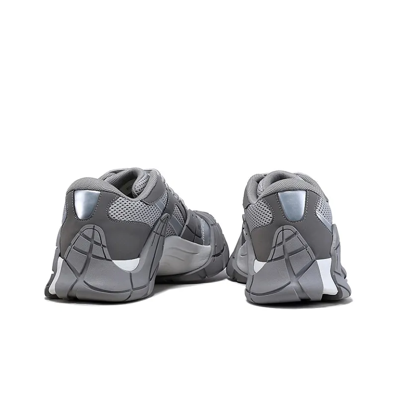BELLALILY Anti Slip And Wear Resistant Height Increasing Low Top Chunky Sneakers Women's-4