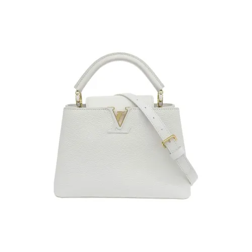 LOUIS VUITTON ArtyCapucines Urs Fischer BB White