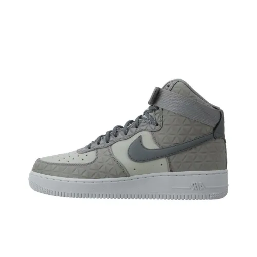 Nike Air Force 1 Hi Prm Suede Matte Silver Cool Grey Women's