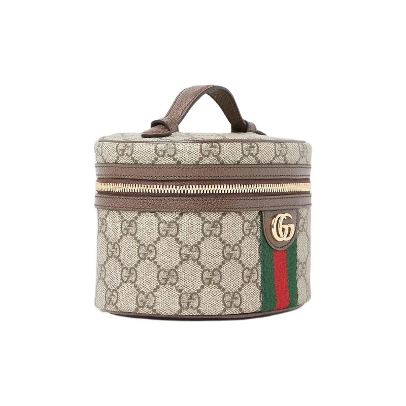 GUCCI Ophidia Cosmetic Case Beige/Ebony-1