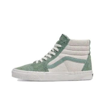 Vans Sk8-Hi Anti-Slip Wear-Resistant Low-Top Skateboard Shoes Unisex White Green