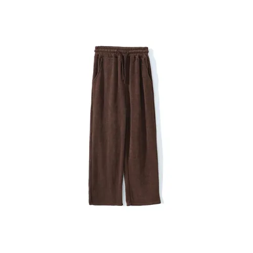 LAZY ZXH Casual Pants Women's Brown