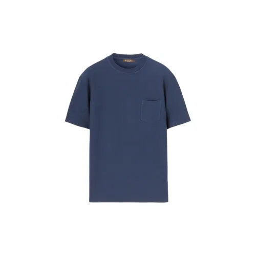 Loro Piana T-Shirts Men Dark Blue