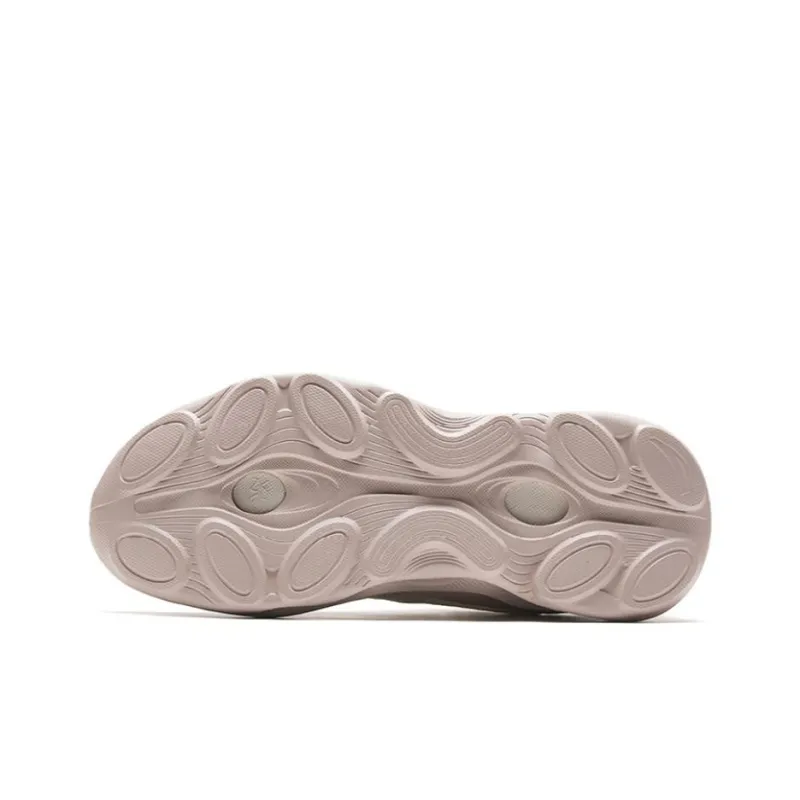 Anta Cushioning Breathable Low Top Training Shoes Women's Greige-3