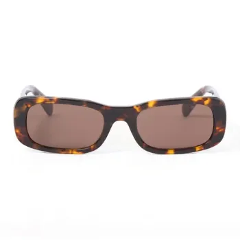 MIU MIU Acetate Rectangular Sunglasses Women's Tortoiseshell