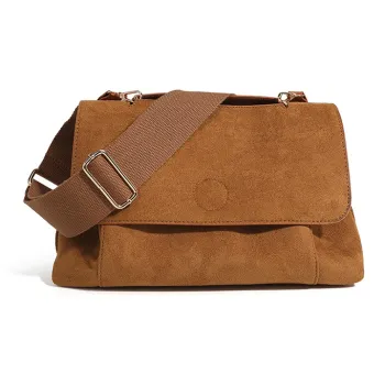 HAWA PU Crossbody Bag Unisex Brown