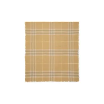 Burberry Checked Wool Scarf
