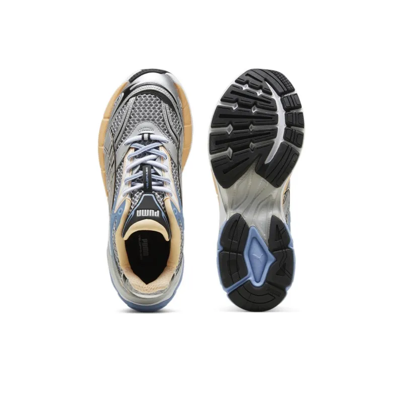 PUMA Velophasis Phased Slip Resistant Low Top Casual Shoes Unisex Silver Blue-3
