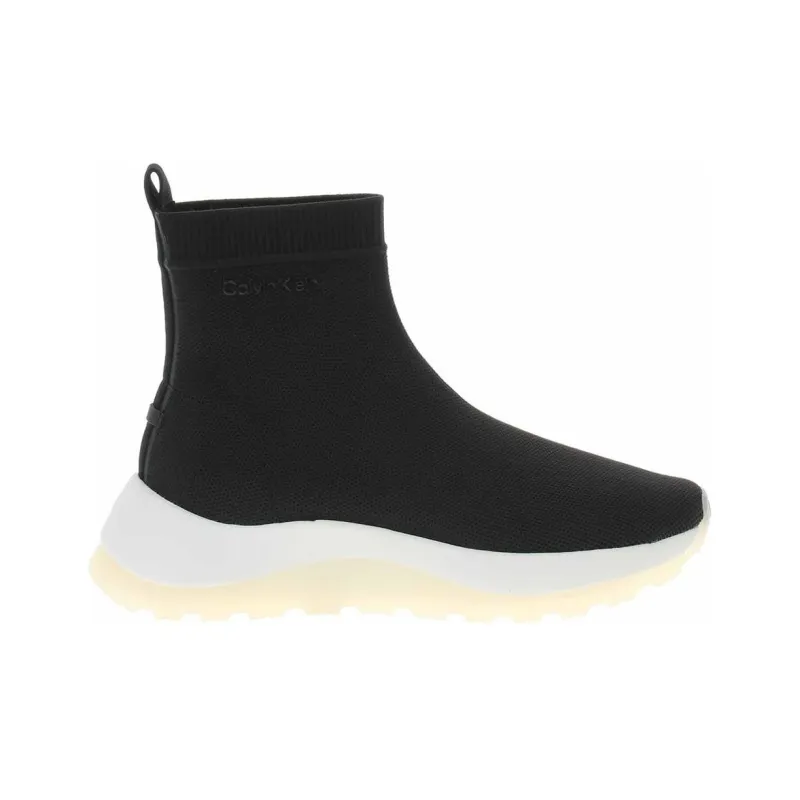 CALVIN KLEIN Breathable High Top Casual Shoes Women's Black-1