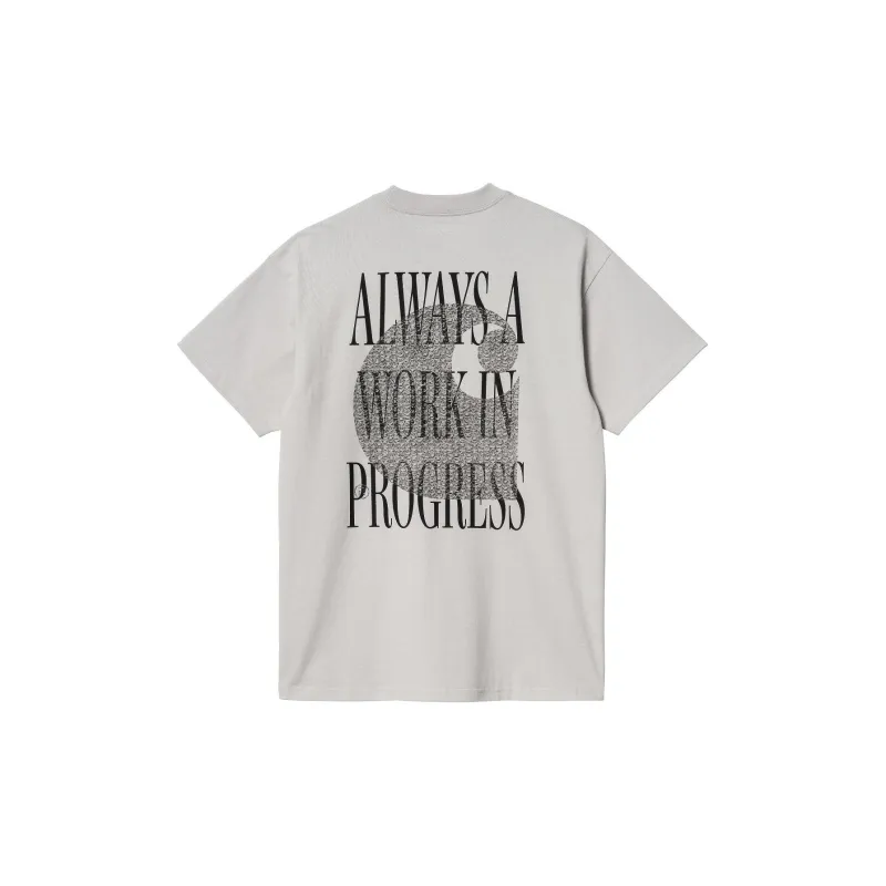 Carhartt WIP SS24 T Shirt Men's Silver Gray-1
