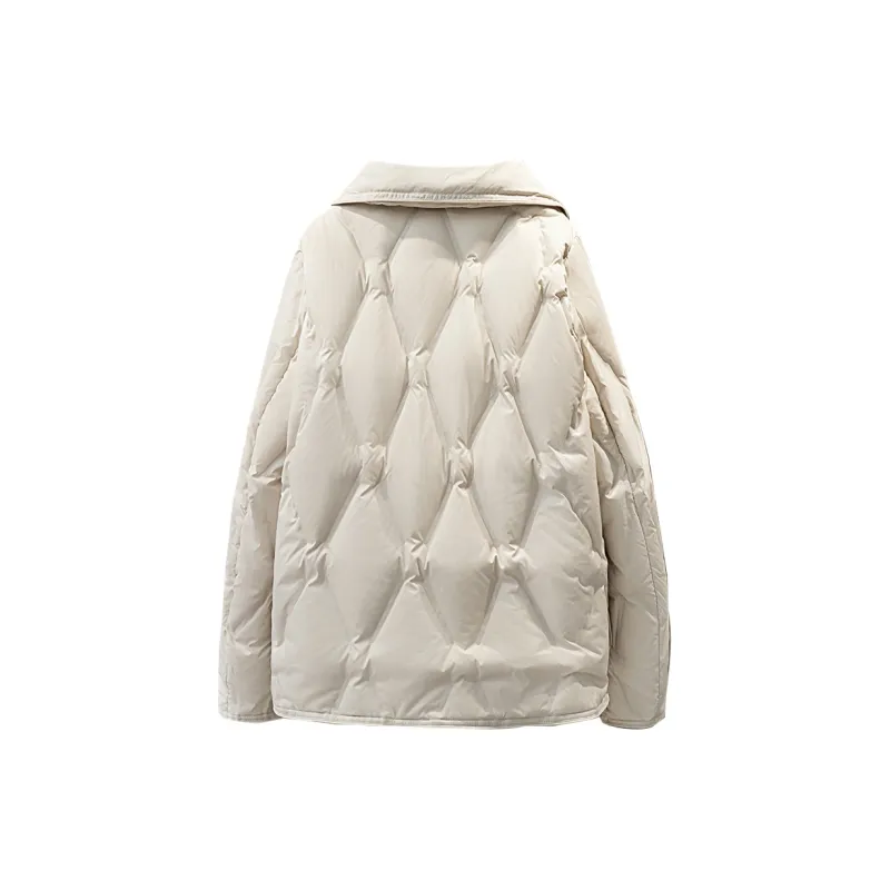 TOUCH Puffer Jacket Women's Beige-1