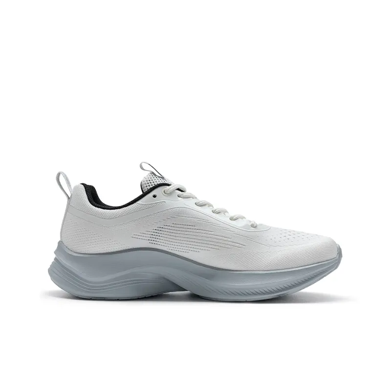 XTEP Feather Running Shoes Men Low Top Sail White/Eco Friendly Gray-1
