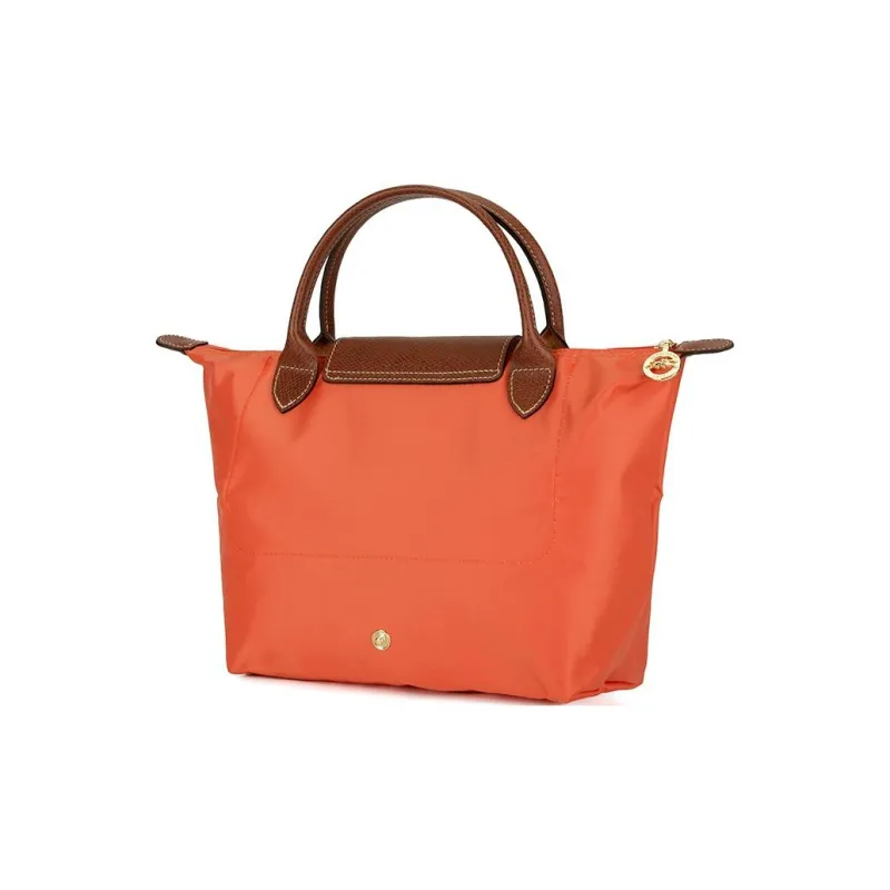 LONGCHAMP Le Pliage Polyamide Canvas With Leather Dumpling Bag Handbags Small Size Women's Orange-2