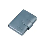 Blue-24 Card Slot (Top Grain Cow Leather) Anti-Skimming
