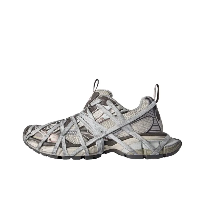 Balenciaga 3XL Extreme Lace Brown Grey Distress-0