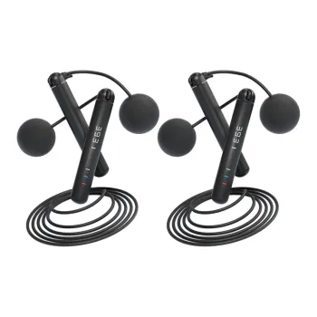 Fitness Monsters Smart Counting Jump Ropes Adults ABS Plastic Controller, Steel Wire Rope 3m