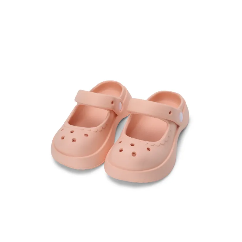 XMISTUO Mary Jane Closed Toe Anti-Collision Sandal Clogs Kids-9