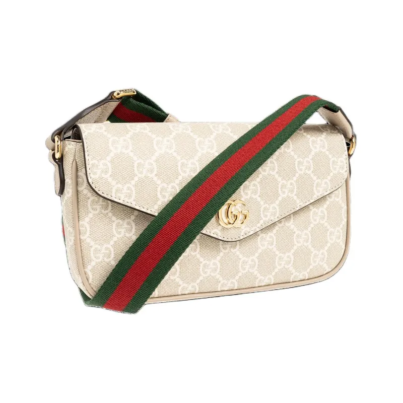 GUCCI Ophidia Supreme Canvas Shoulder Bag, Crossbody Bag Mini Women's Beige & Oat-2