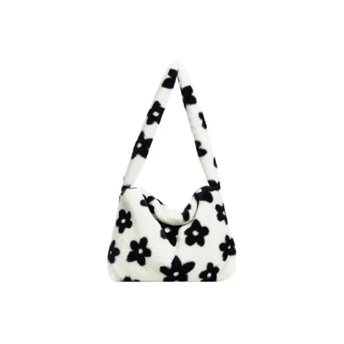 Doughnut Nylon Fabric Lipstick Bag, One Shoulder Handbag Regular Womens Rose Gold