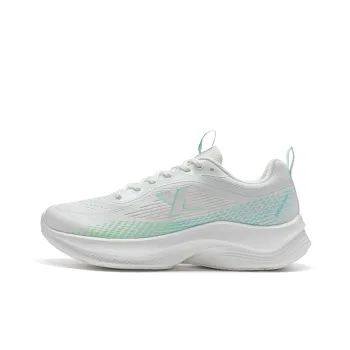 XTEP Feather Running Shoes Men High Top Sail White/Neon Pink Green
