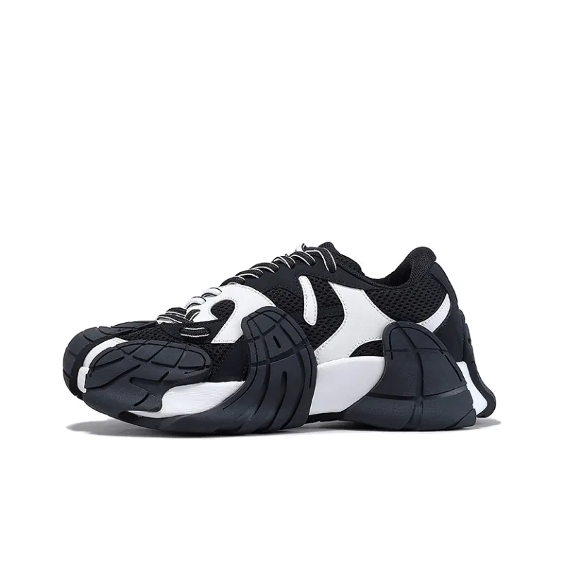 BELLALILY Anti Slip And Wear Resistant Height Increasing Low Top Chunky Sneakers Women's-6