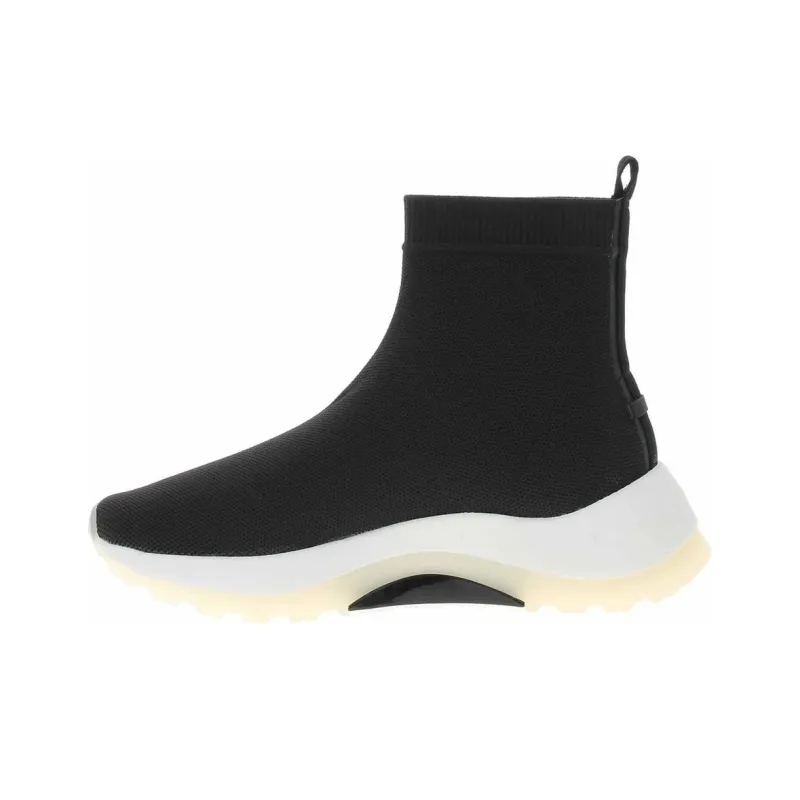 CALVIN KLEIN Breathable High Top Casual Shoes Women's Black-0