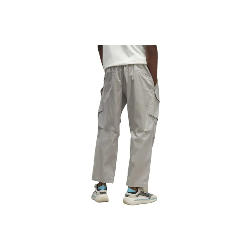 Y 3 Calça Ripstop Casual Pants Men's Gray-1