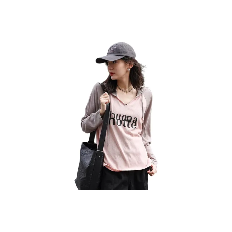 Demana T Shirt Women's Gray Pink-3
