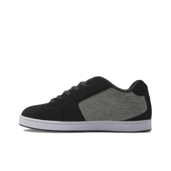 DC Shoes Anti Slip Wear Resistant Low Top Casual Shoes Men's Black Gray