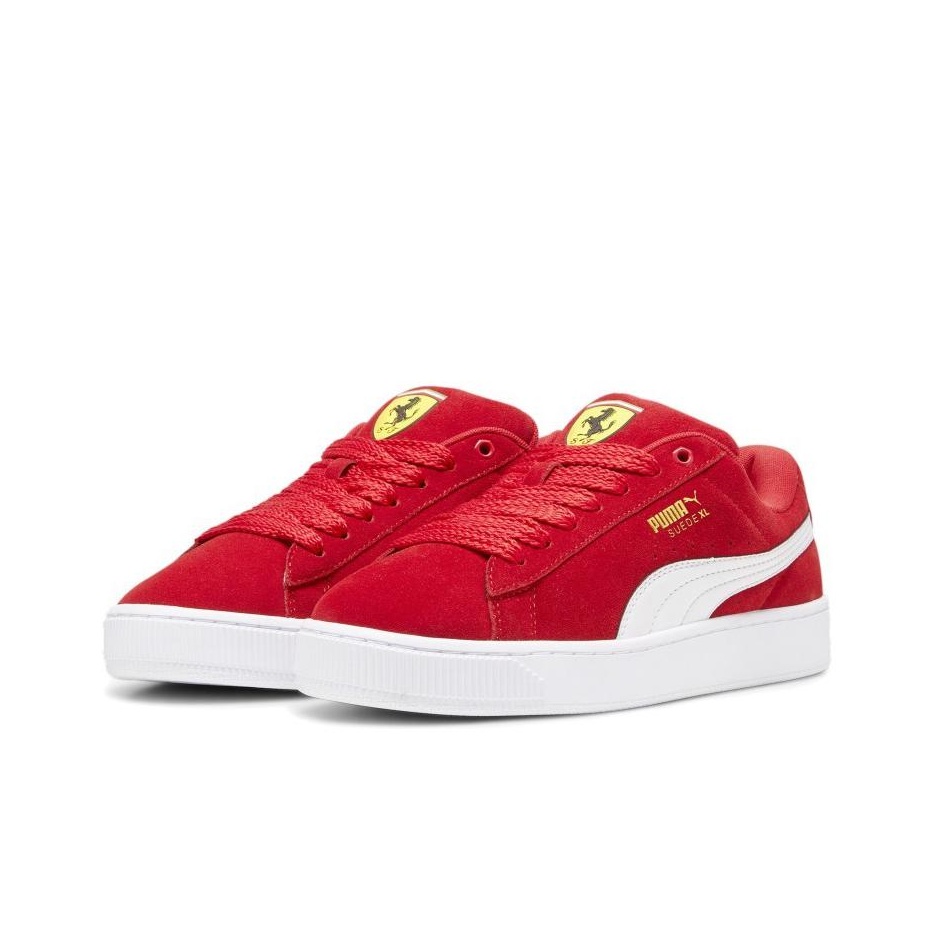 PUMA Scuderia Ferrari X Suede Xl Rosso Corsa White