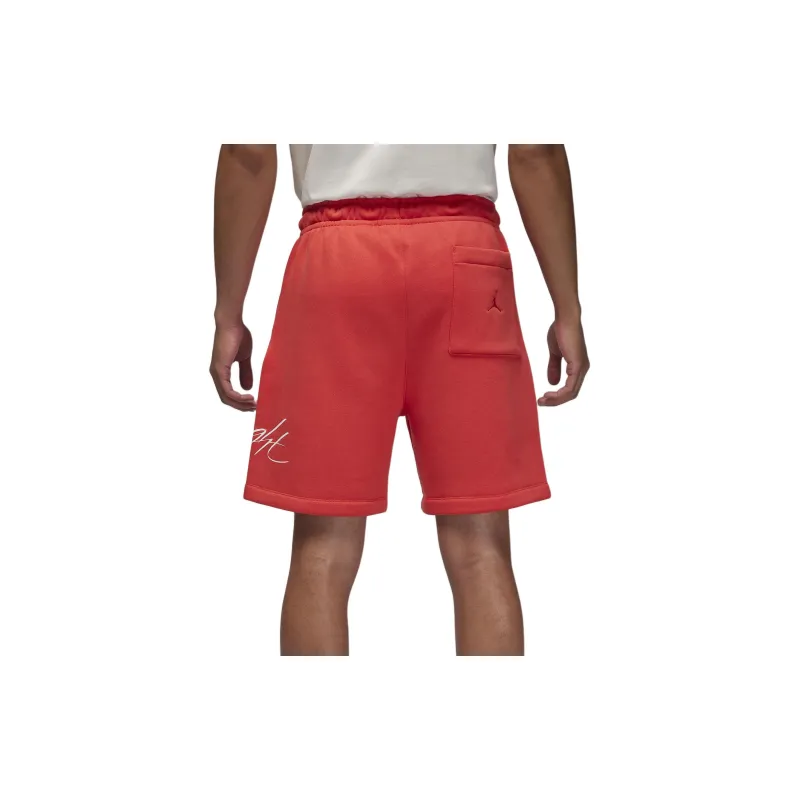 Jordan Brooklyn Fleece Casual Shorts Men's Red-1