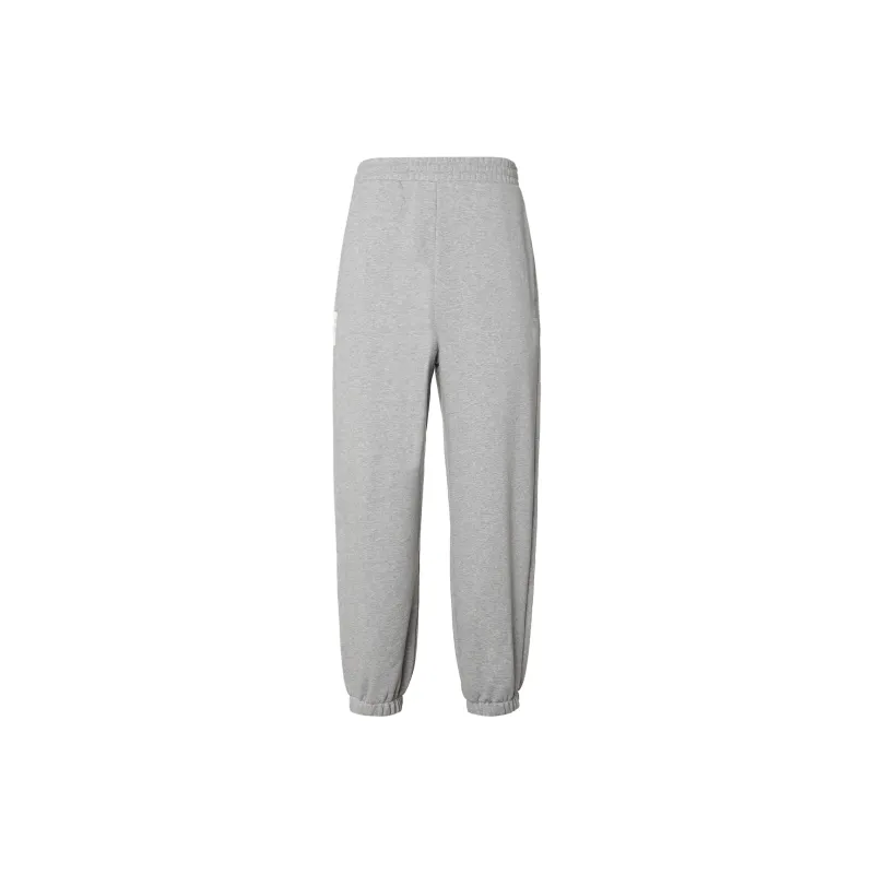 Adidas Knitted Sweatpants Unisex Medium Heather Gray-1