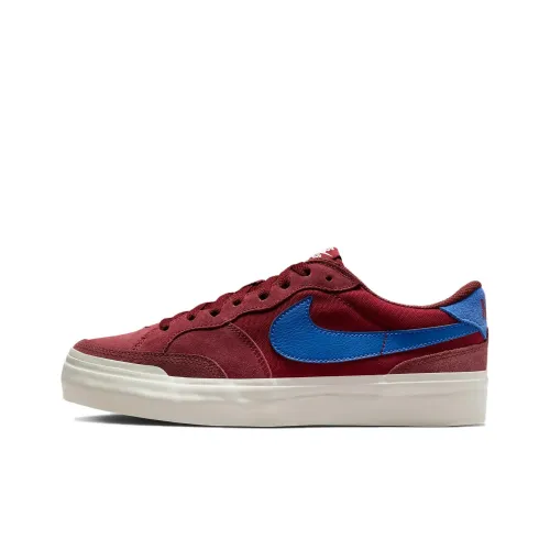 Nike SB Zoom Pogo Skateboard Shoes Women's Low-Top Red/Blue