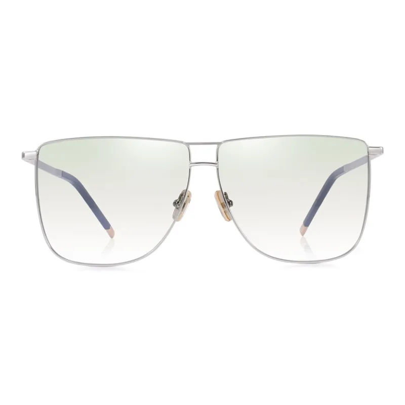  JIGOTT Plate And Metal Irregular Shape Sunglasses Unisex-4