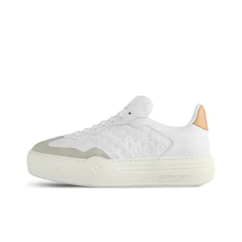 LOUIS VUITTON Groovy Low Top Skateboard Shoes Women's Ecru