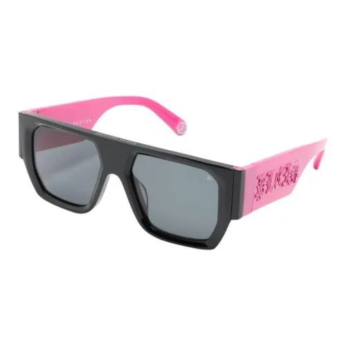 PHILIPP PLEIN Logo lettering Rectangle frame Sunglasses