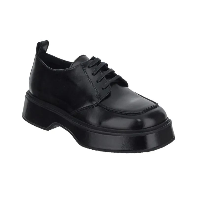 AMI Paris Lace-up Leather Loafers-2
