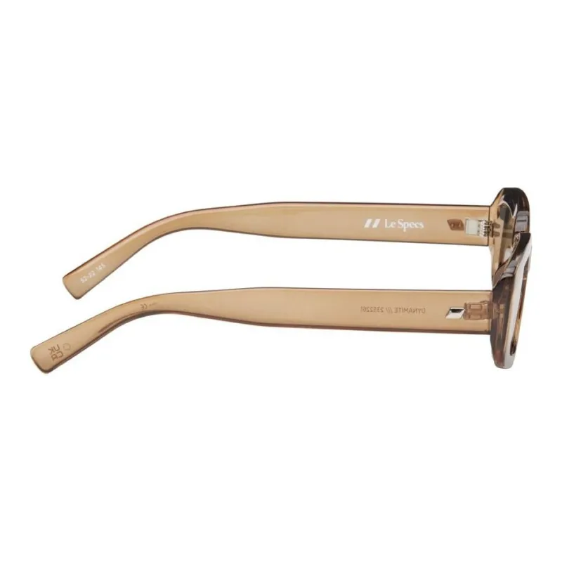 Le Specs Polymer Rectangular Sunglasses Women's Umber-1