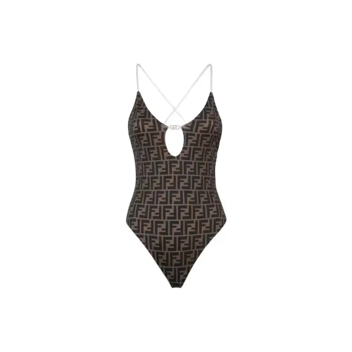 FENDI One-piece Swimsuit Women's Silver-2