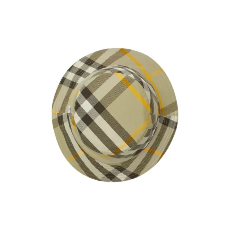 Burberry Polyester Cotton Bucket Hats Men's Multicolor-2