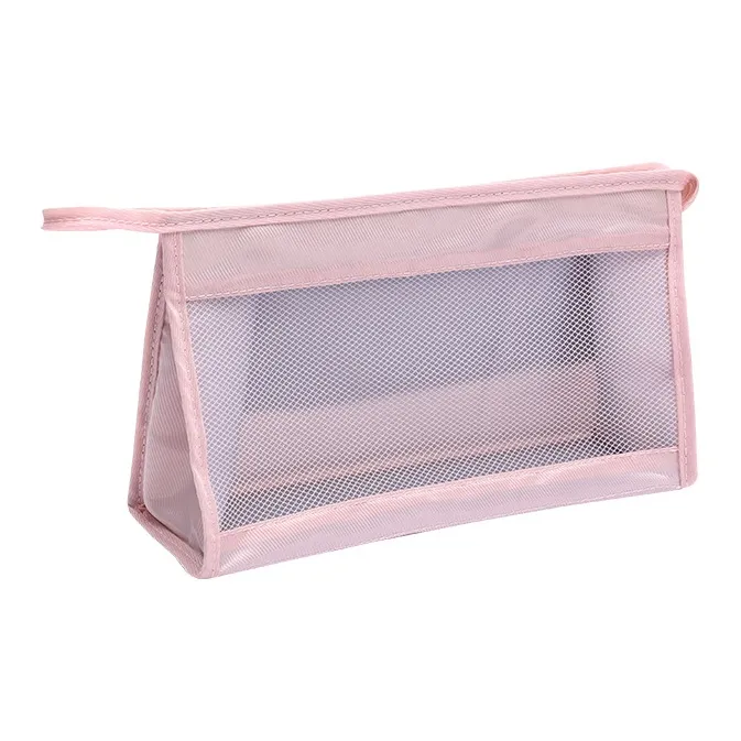 ALOENEY Polyester Toiletry Bag Regular Unisex Black/Gray/Beige/Blue/Pink-8