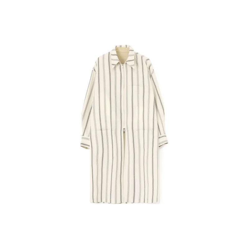 Yohji Yamamoto Coats Unisex Beige-1