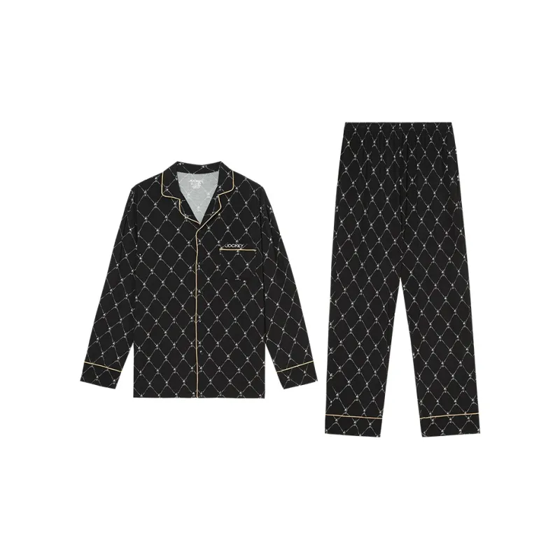 JOCKEY Pajama Set Men's Black Recycling-0