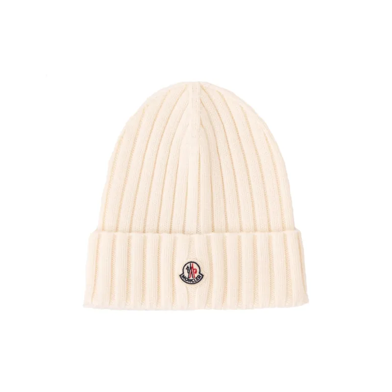 Moncler Ribbed Knit Beanie-0